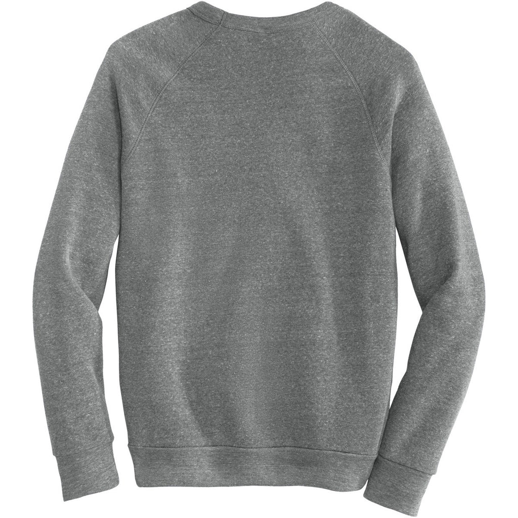 grey fleece sweatshirt