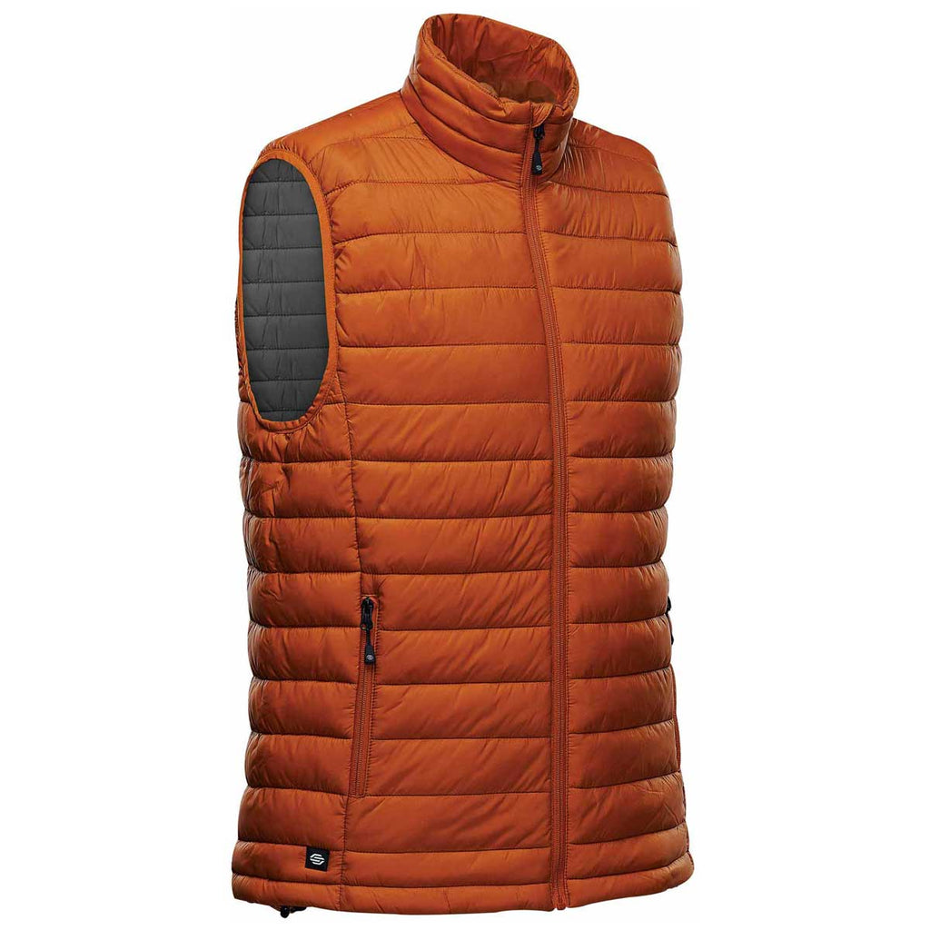 Stormtech Men's Burnt Orange/Graphite Stavanger Thermal Vest