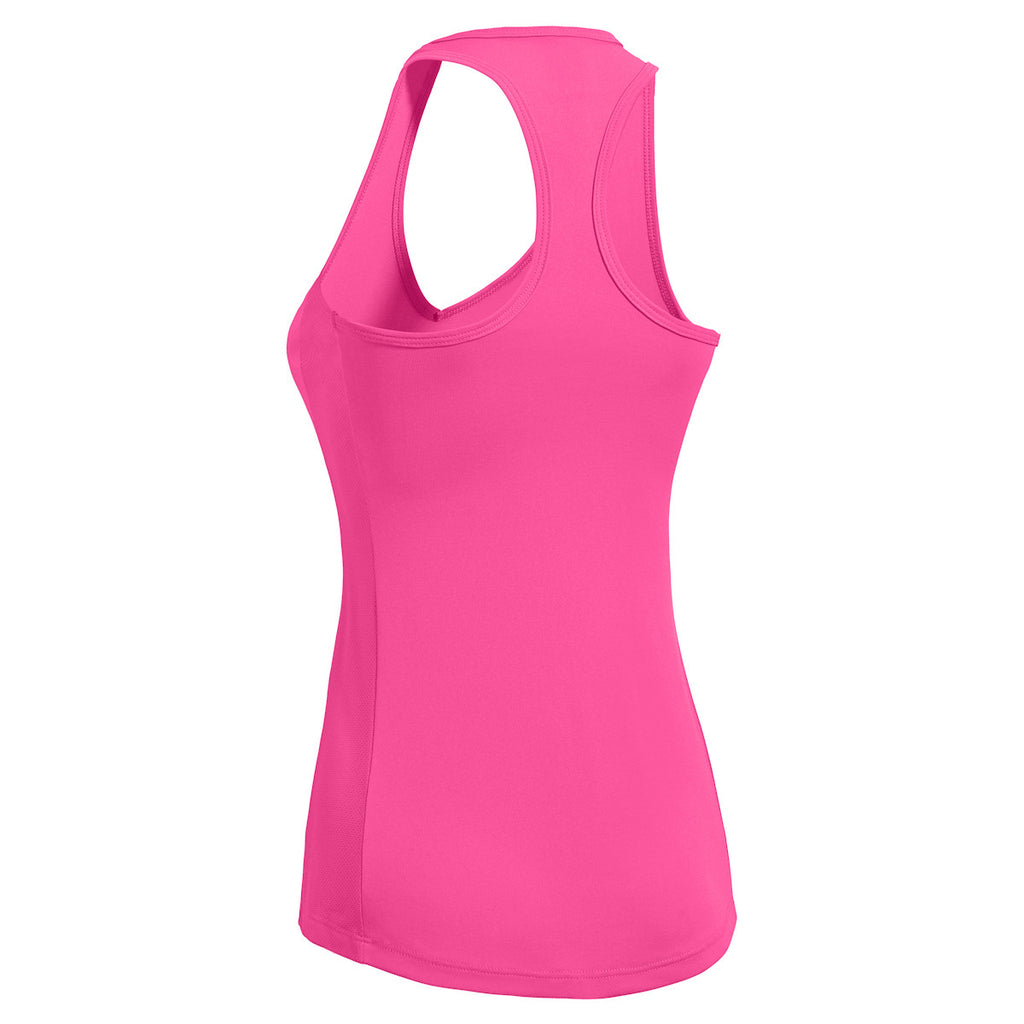 Expert Women's Hot Pink Workout Tech Racerback