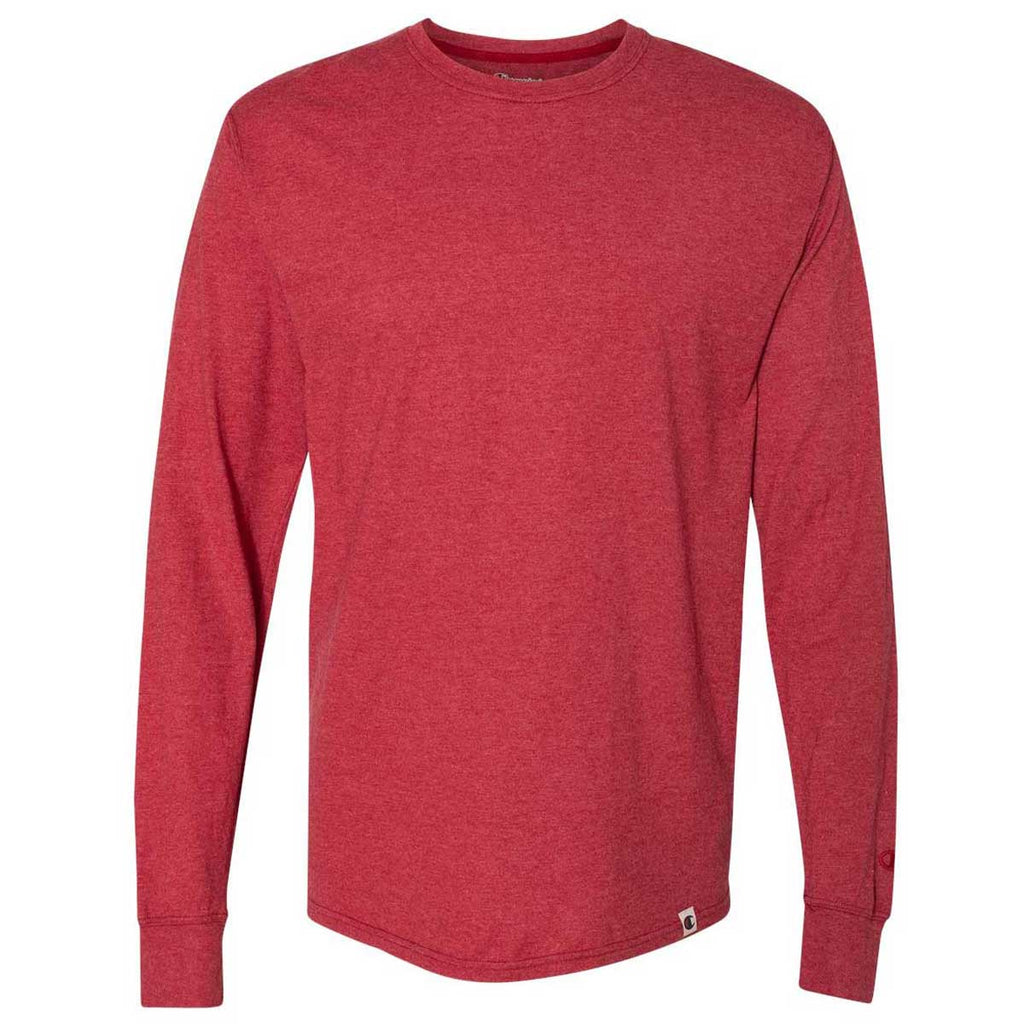 champion long sleeve red