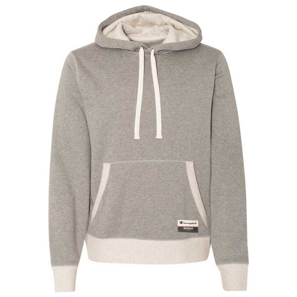 champion oatmeal hoodie