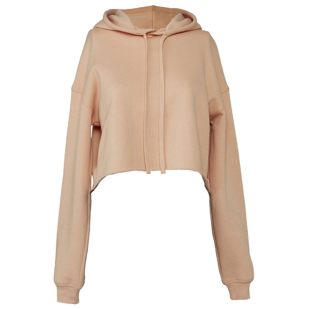 bella canvas cropped fleece hoodie