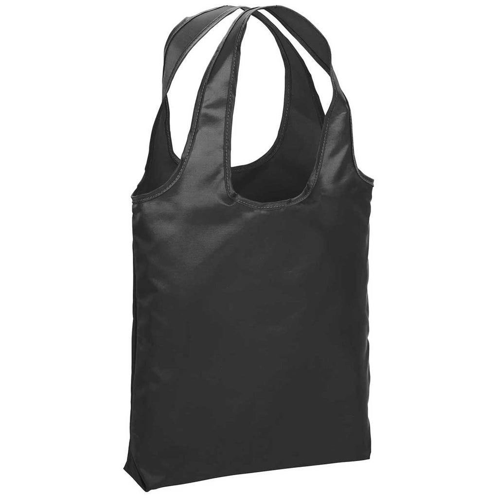 Port Authority Black Ultra-Core Shopper Tote