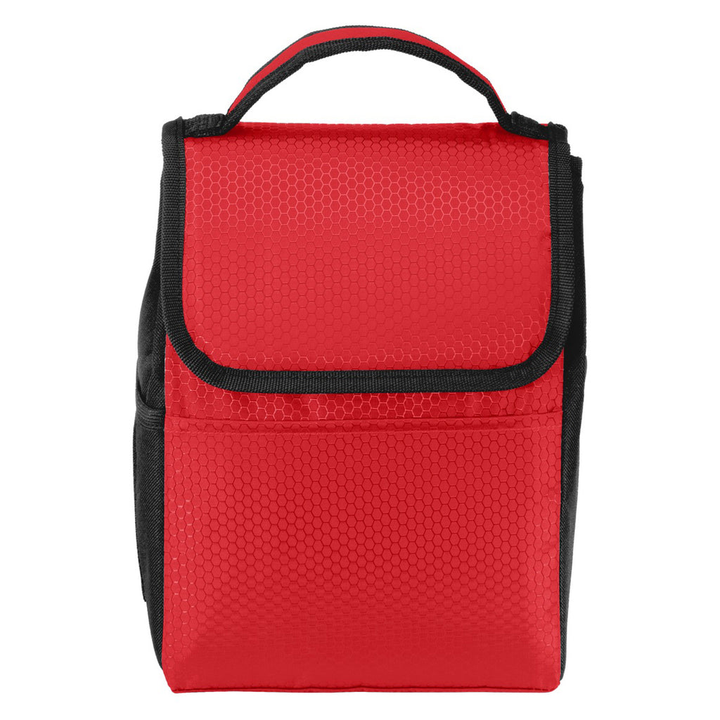 red lunch bag