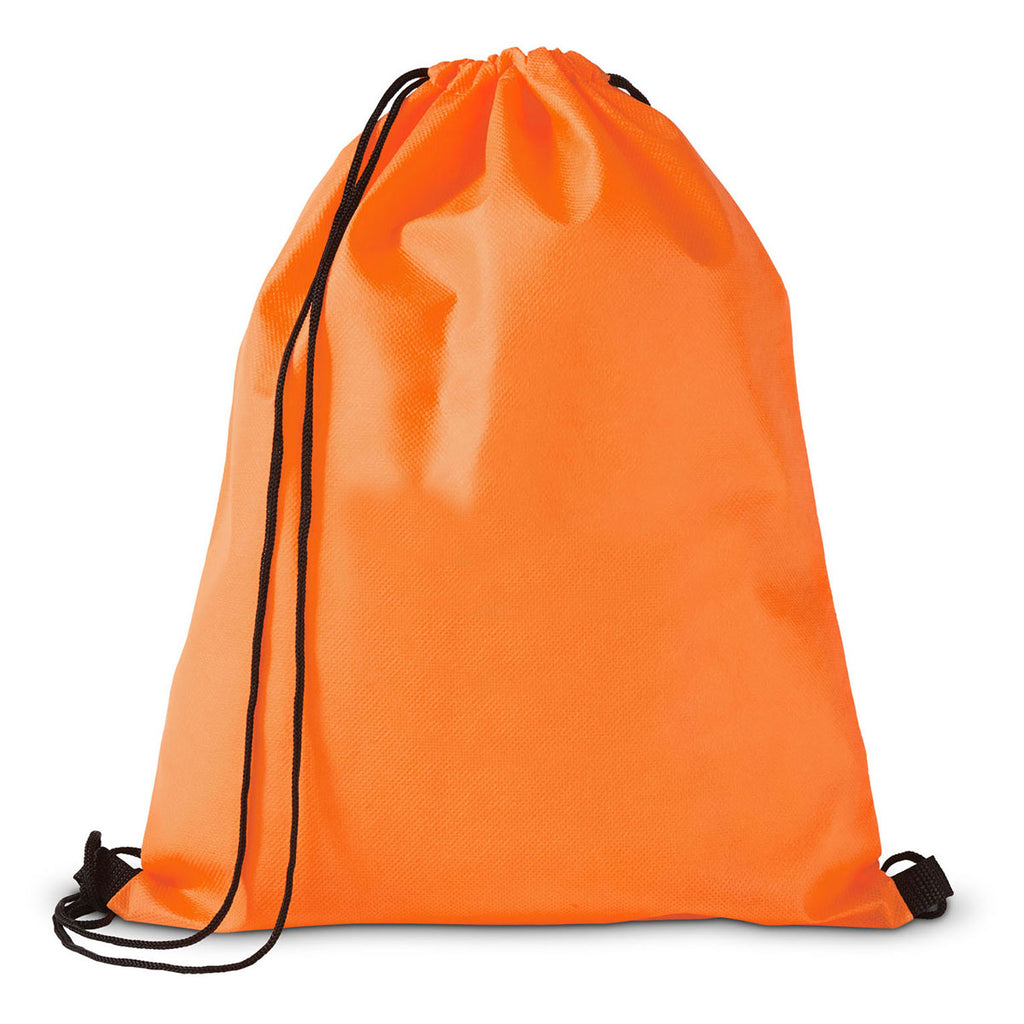 Download The Bag Factory Orange Drawstring Backpack