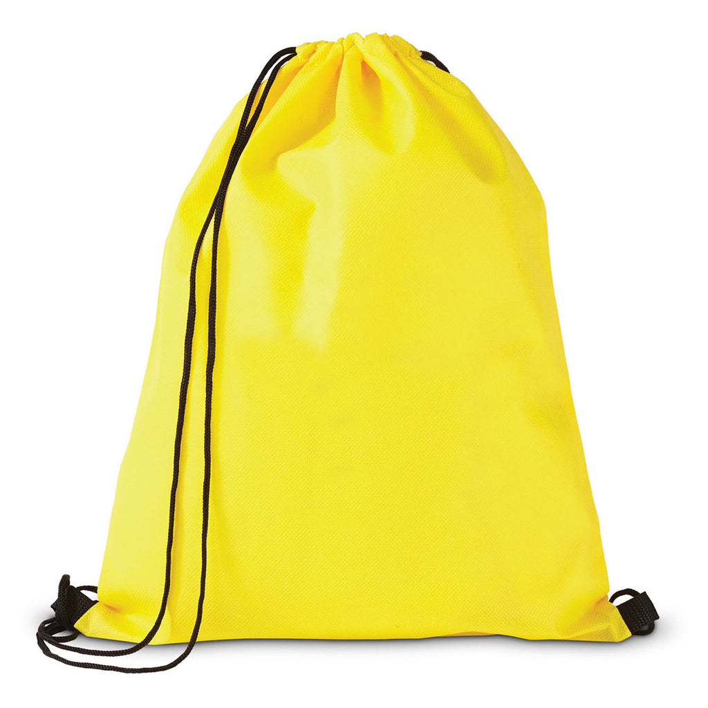 yellow drawstring bags