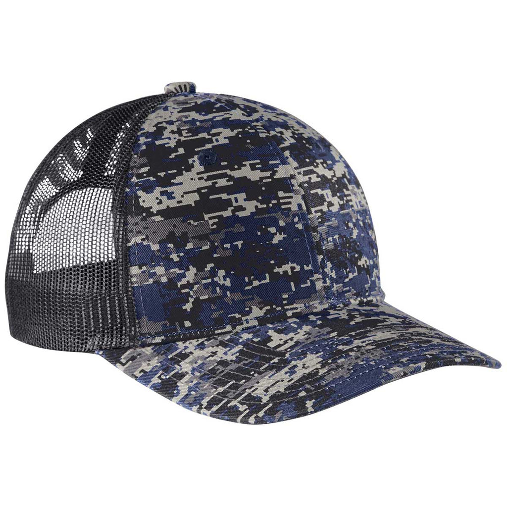 Download Port Authority Rich Navy Digi/Grey Steel Snapback Digi ...