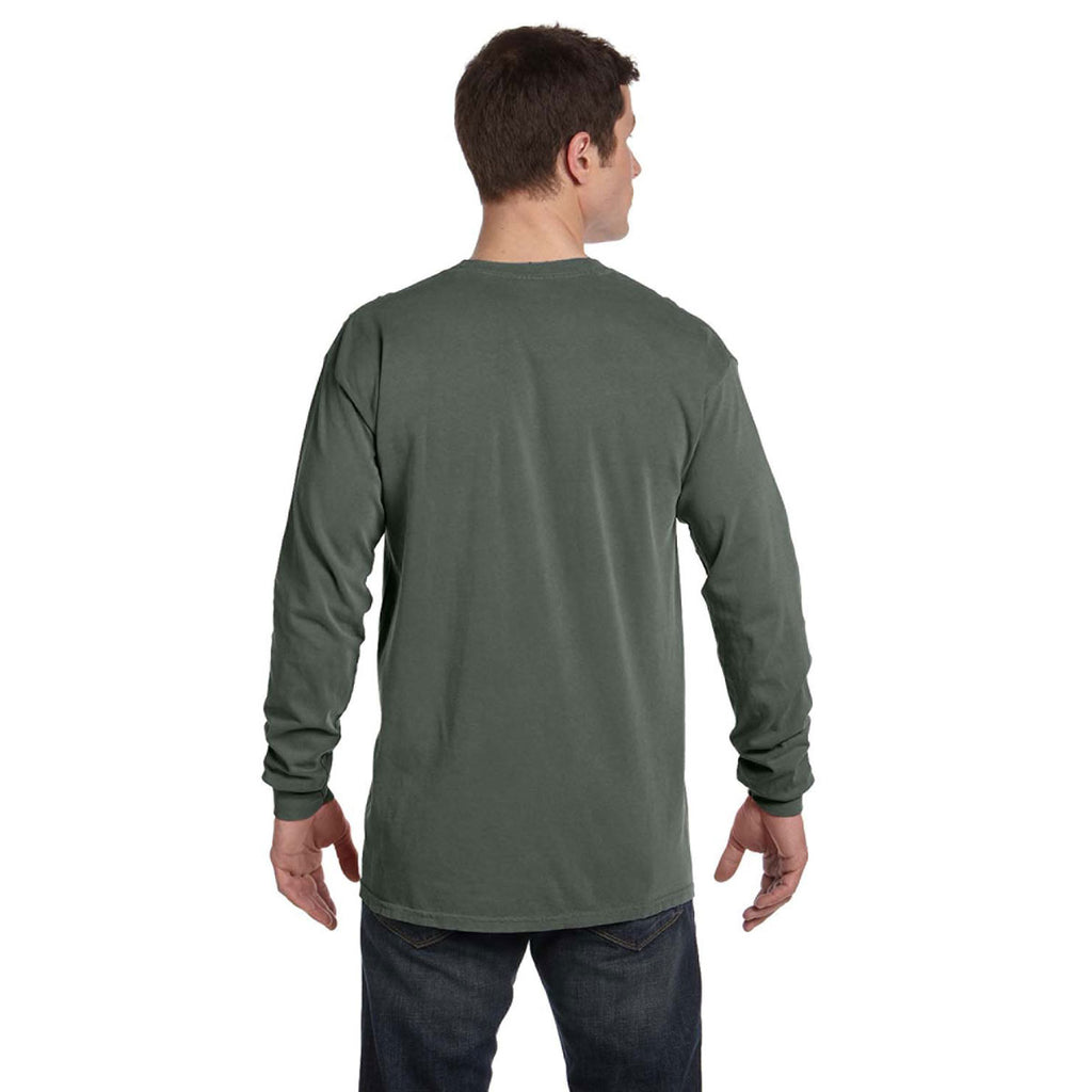 Comfort Colors Men S Willow 6 1 Oz Long Sleeve T Shirt