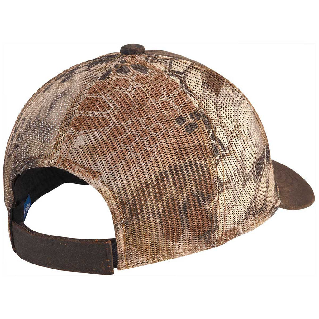 Port Authority Kryptek Highlander/Brown Pigment Print Camouflage Mesh