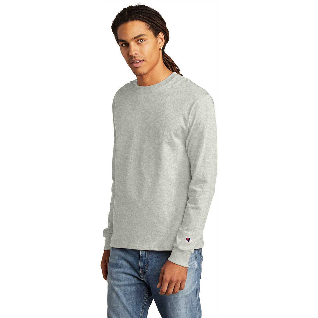 champion men's long sleeve tee