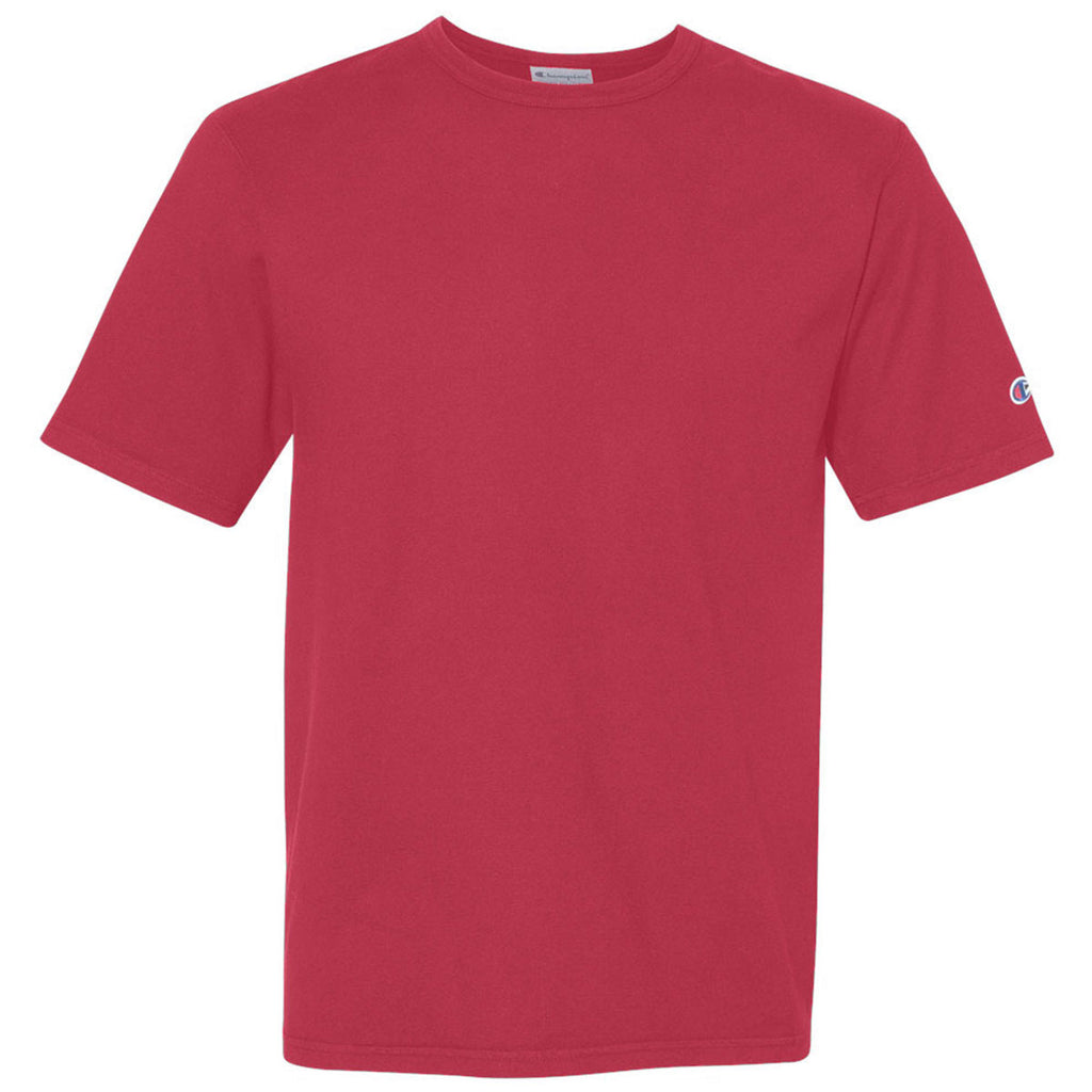 crimson red t shirt