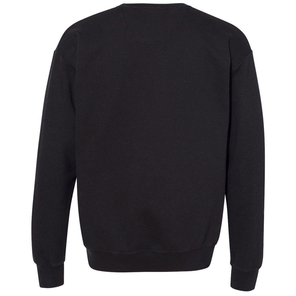 Champion Men's Black Garment Dyed Crewneck