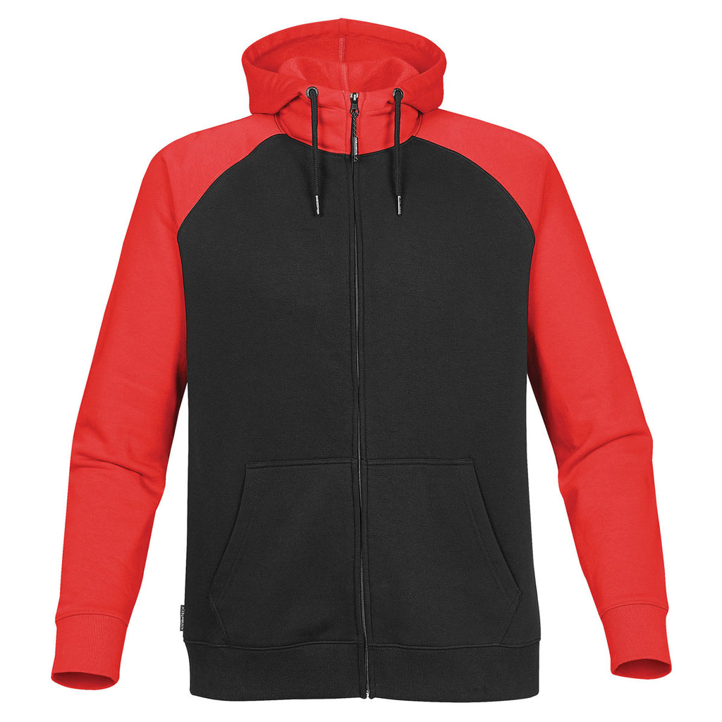 bright red hoodie mens