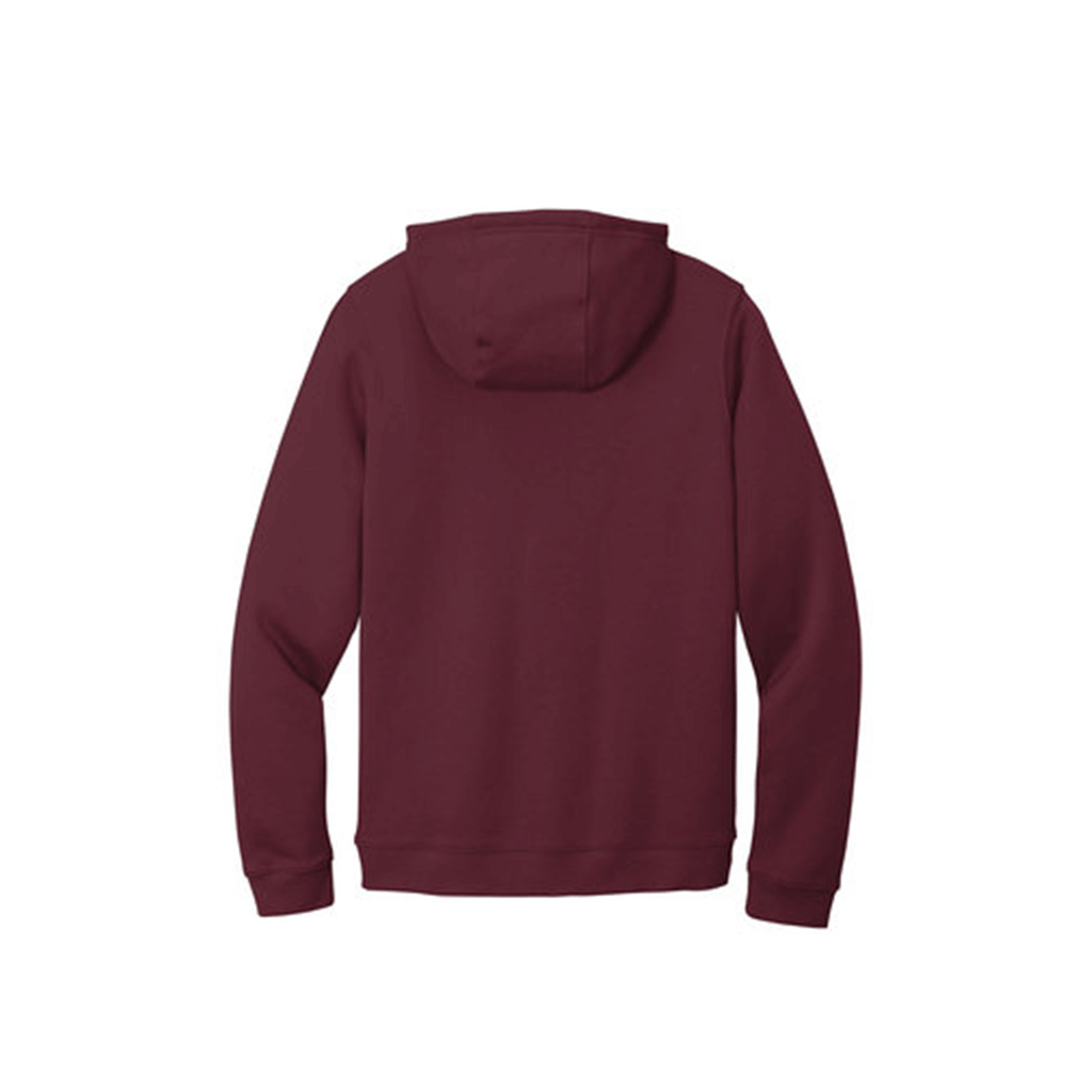 nike men's pullover hoodie burgundy