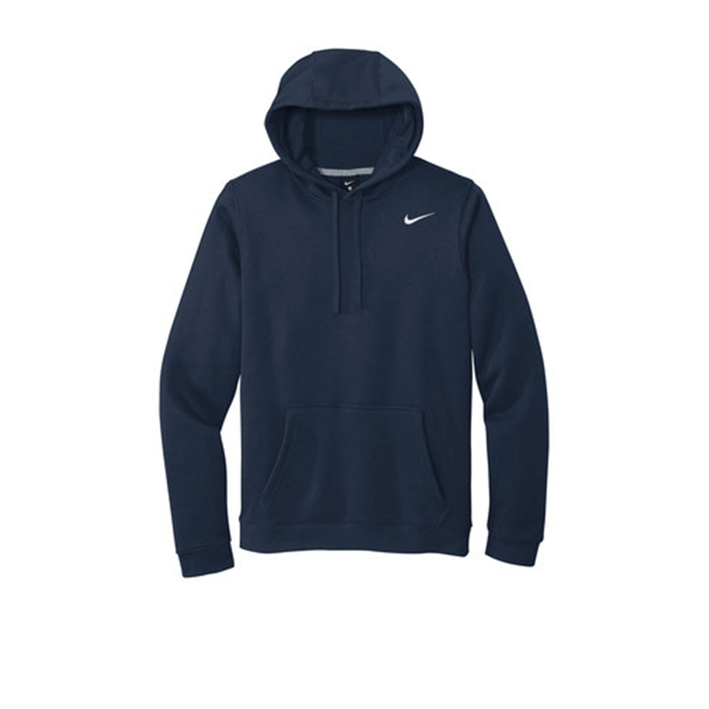 nike club navy hoodie