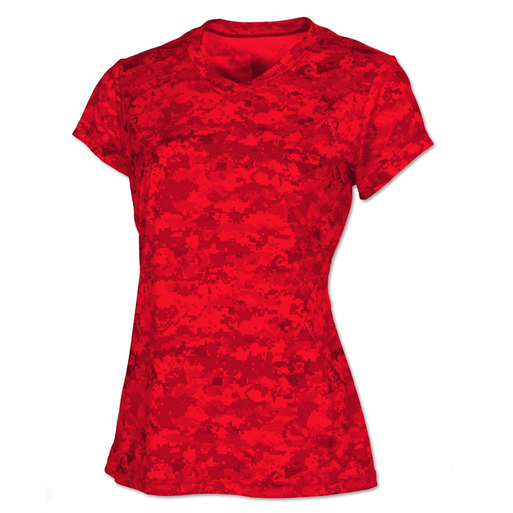 red camo shirt womens