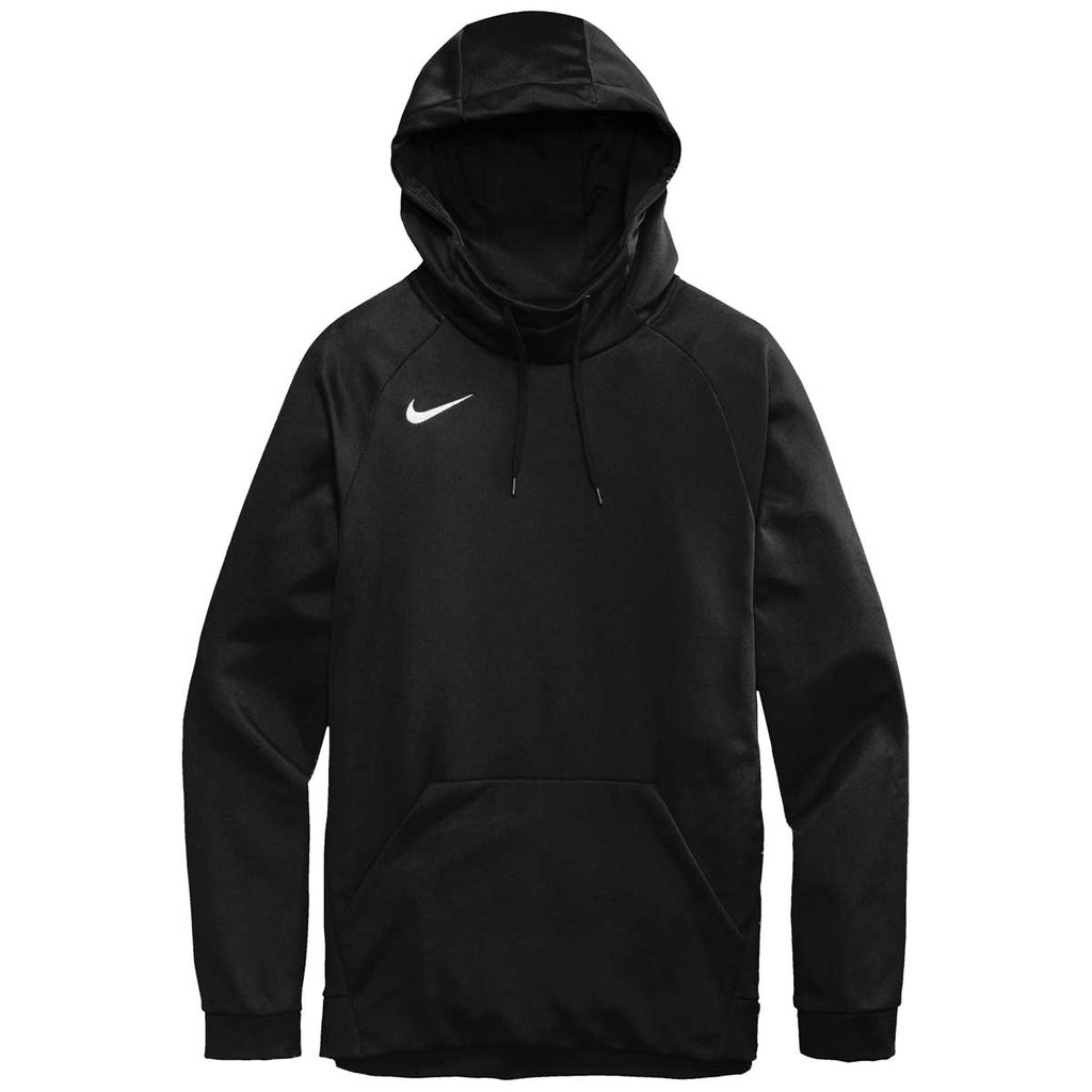 Download Nike Men's Team Black Therma-FIT Pullover Fleece Hoodie