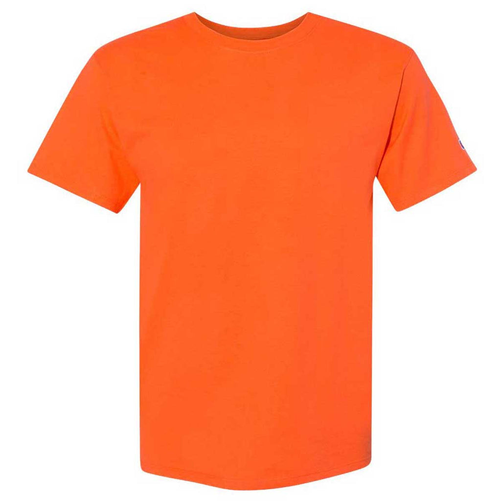 champion t shirt mens orange