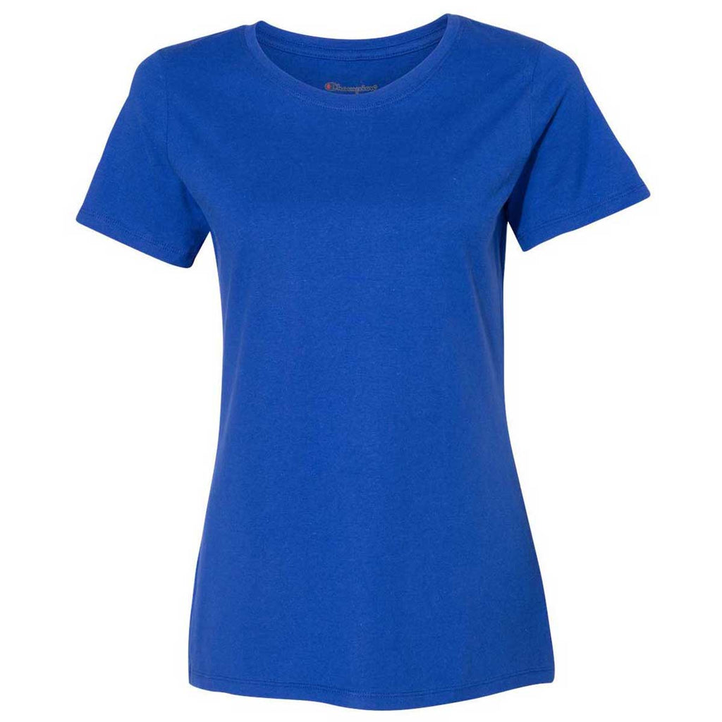 champion t shirt women blue