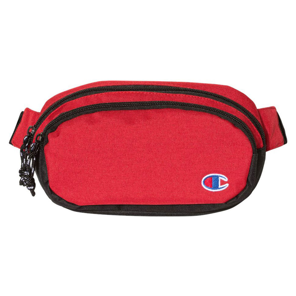 Heather Red Scarlet/Black Fanny Pack