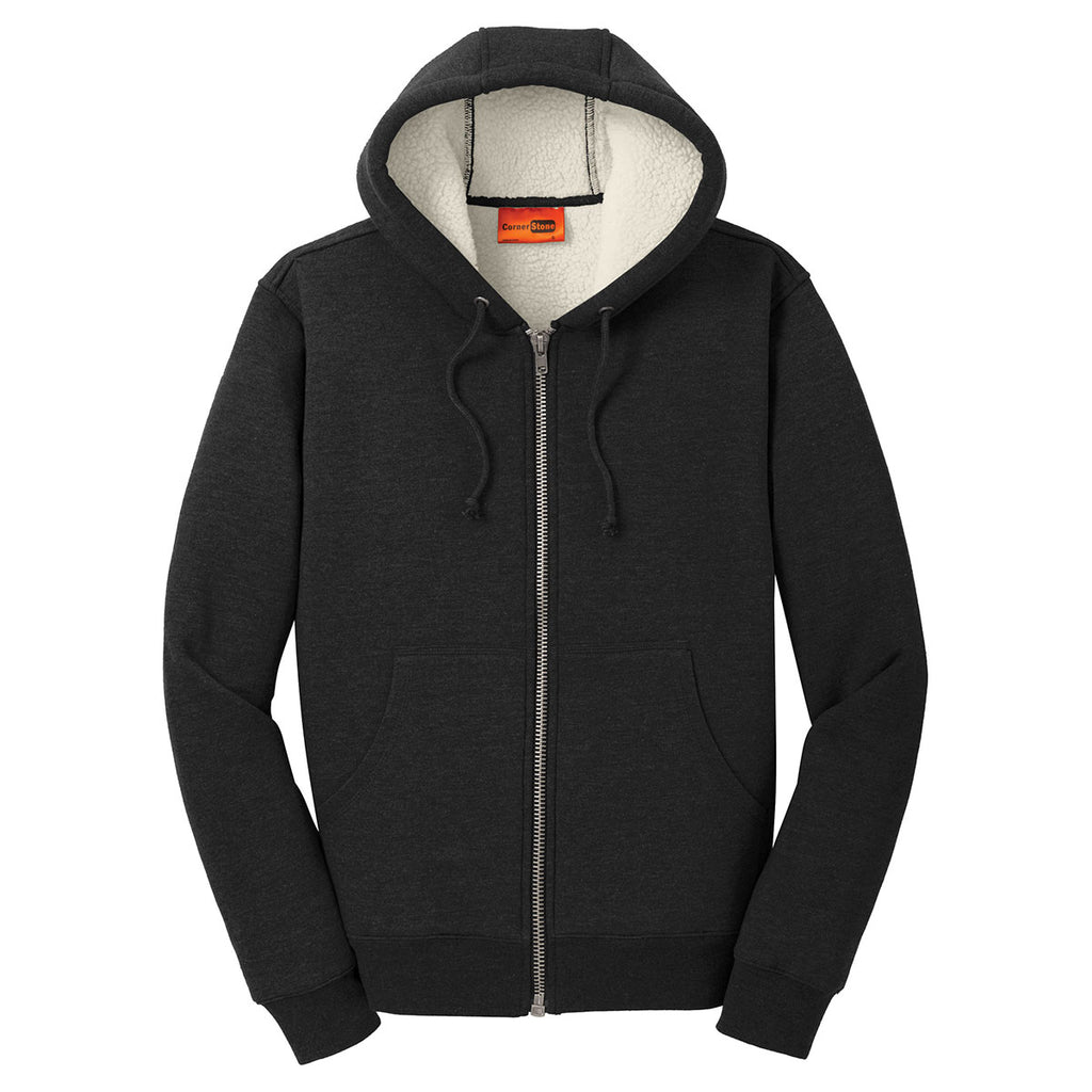 heavyweight sherpa lined hoodie