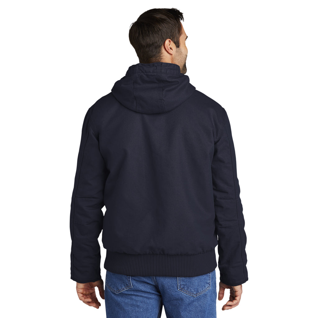 Download Carhartt Men's Navy Tall Washed Duck Active Jacket