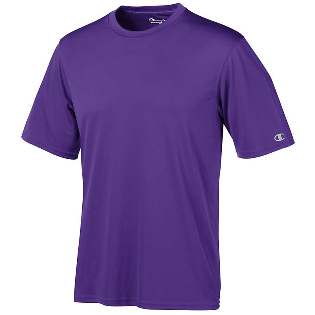 mens purple champion t shirt