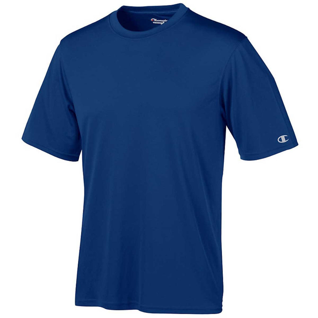 Champion Men's Royal Blue Double Dry 4.1-Ounce Interlock T-Shirt