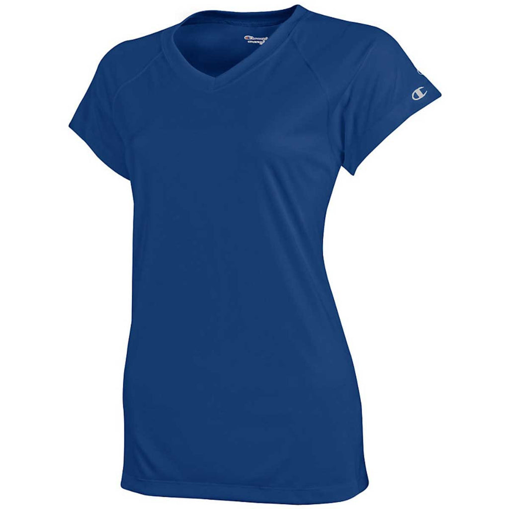 royal blue champion shirt womens