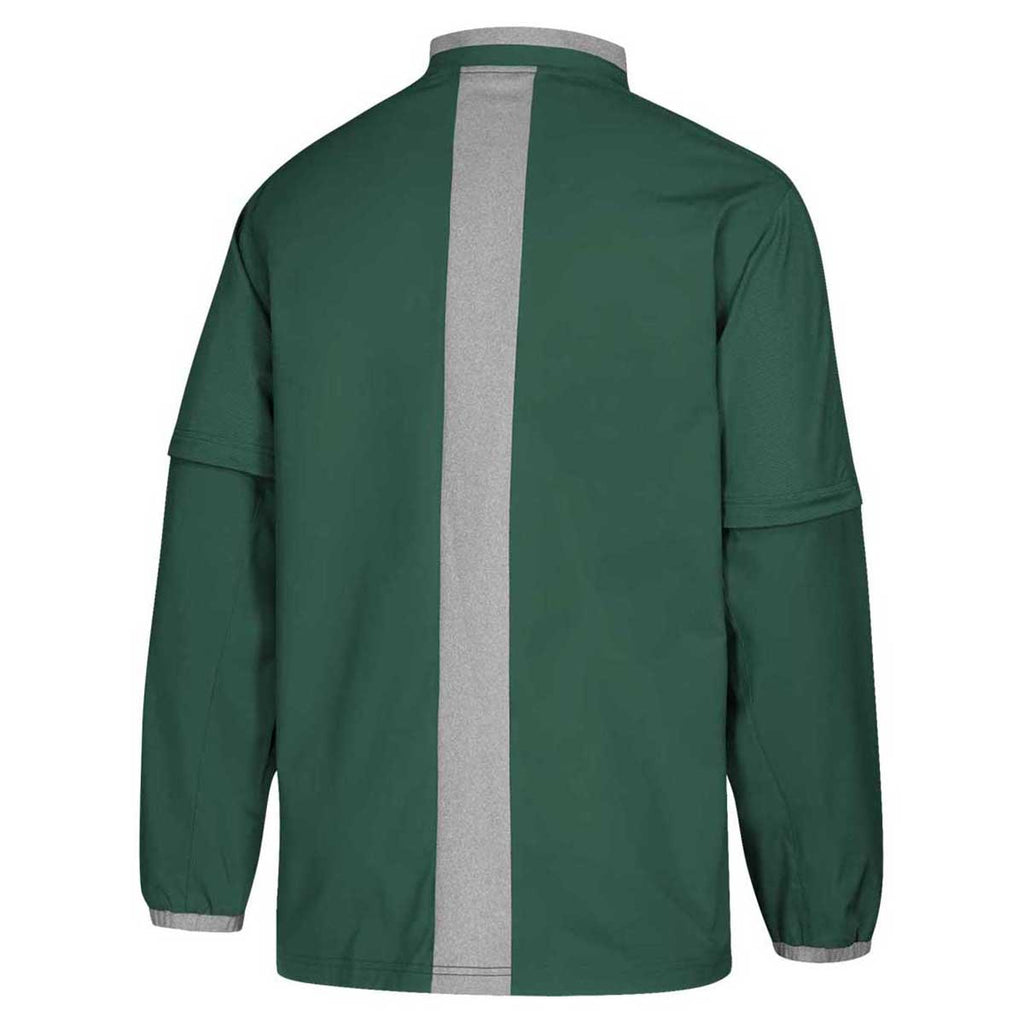 adidas dark green jacket