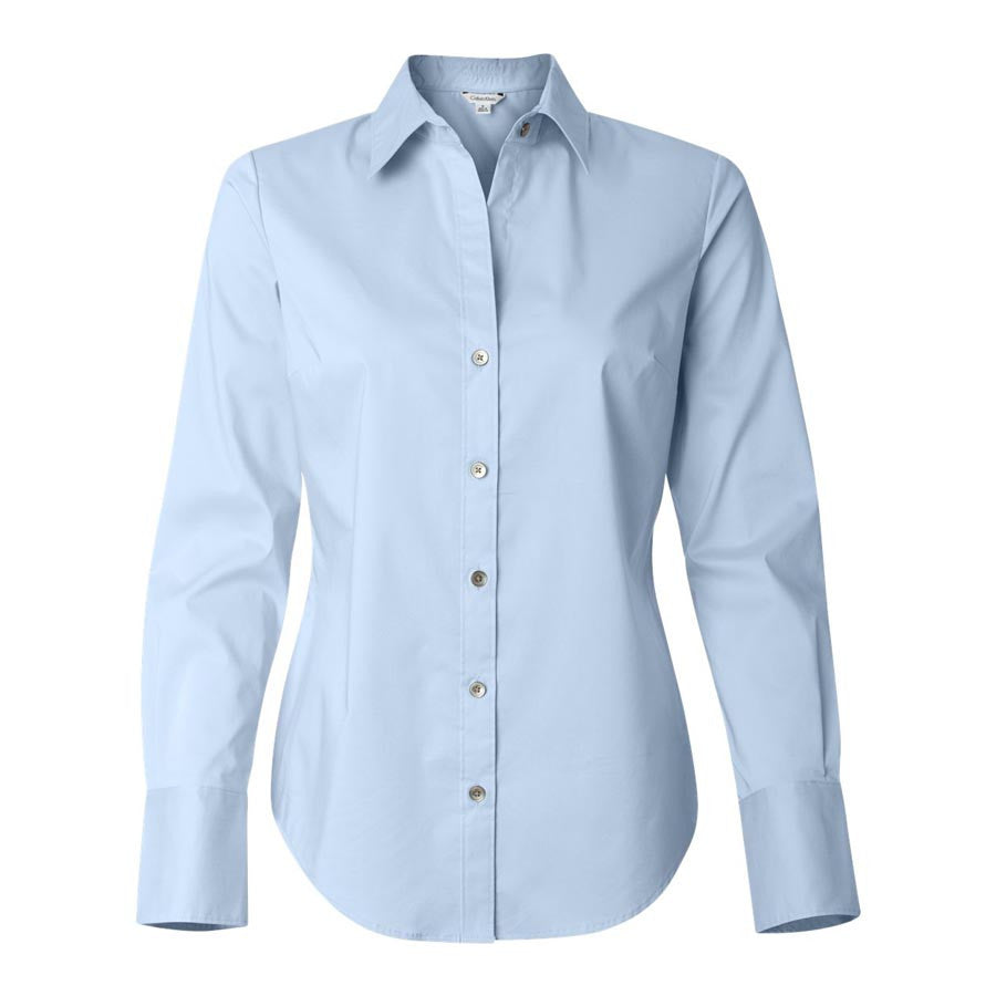 calvin klein blue dress shirt