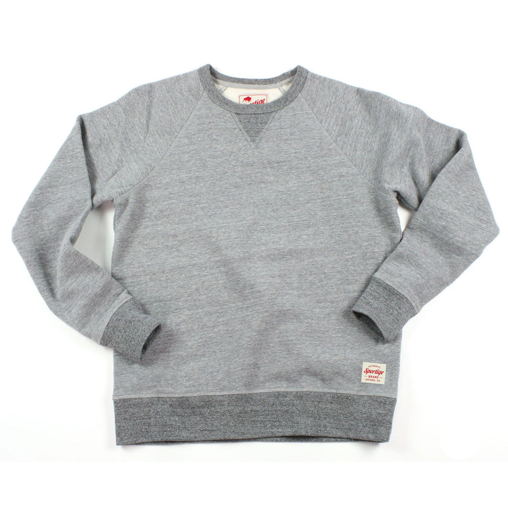 mens grey crew neck sweatshirt