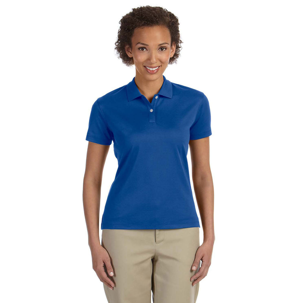 Devon & Jones Women's True Royal Pima-Tech Jet Pique Polo