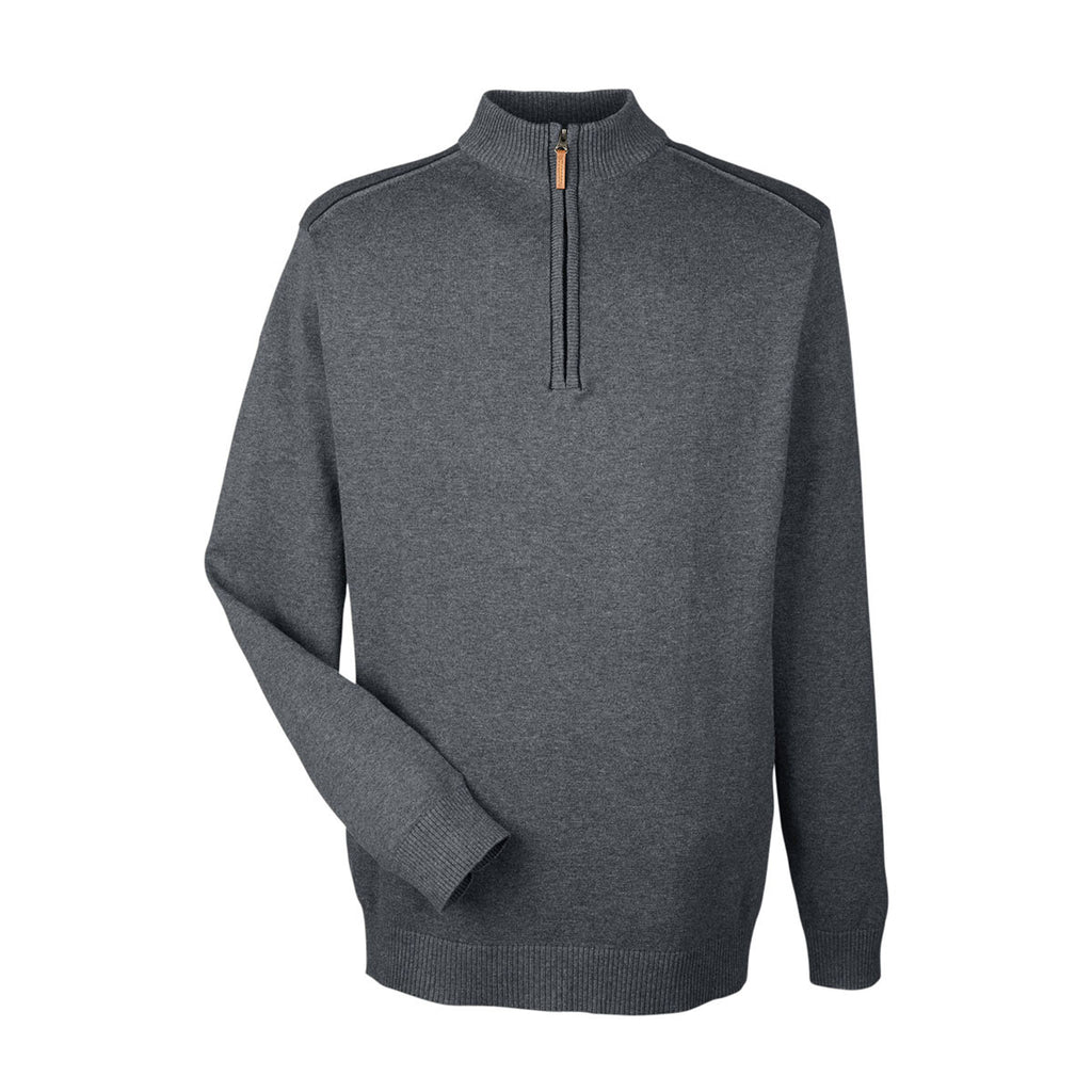 grey quarter zip sweater