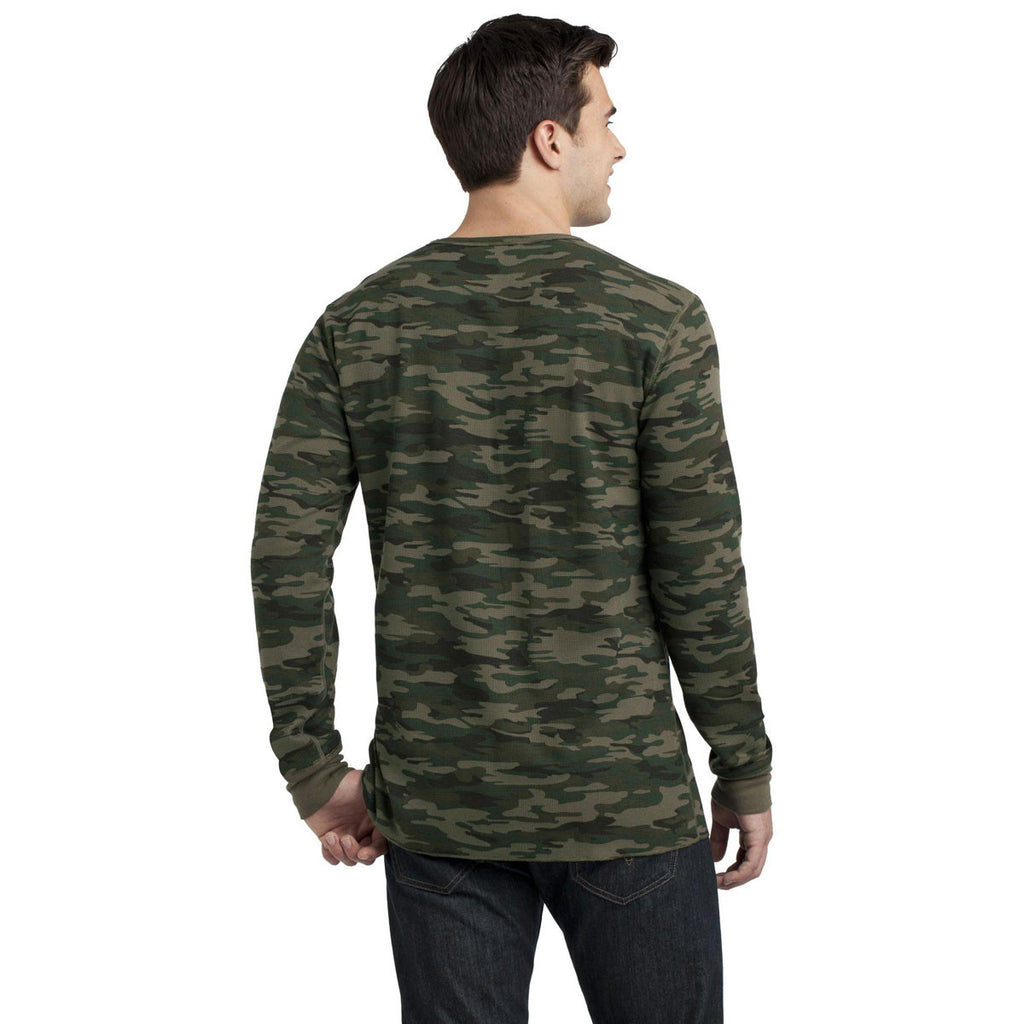 District Men's Army Camo Long Sleeve Thermal