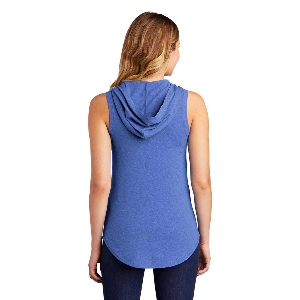 royal blue sleeveless hoodie