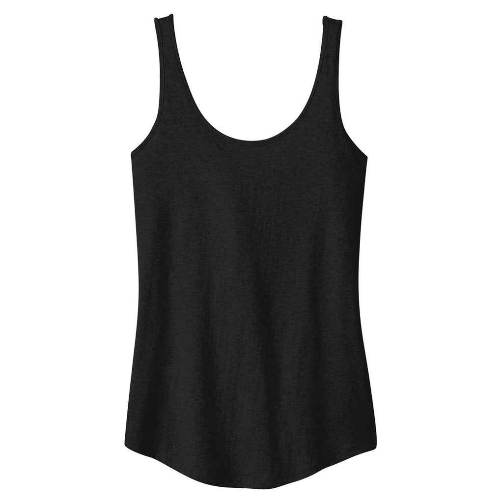 District Women's Black Cotton Swing Tank