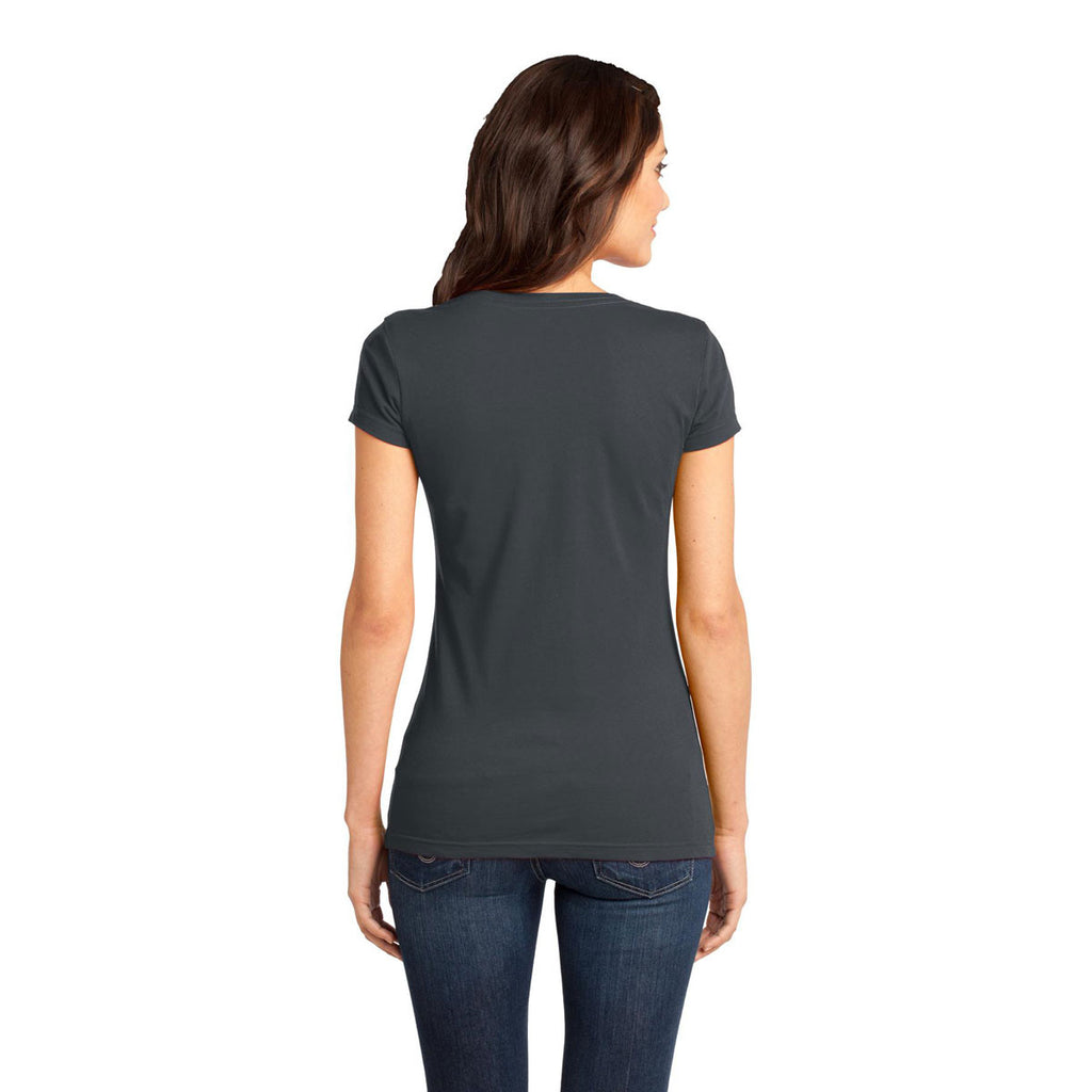 District Women's Charcoal Very Important Tee V-Neck