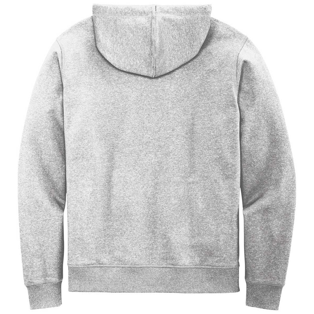 Download District Men's Light Heather Grey Re-Fleece Full-Zip Hoodie