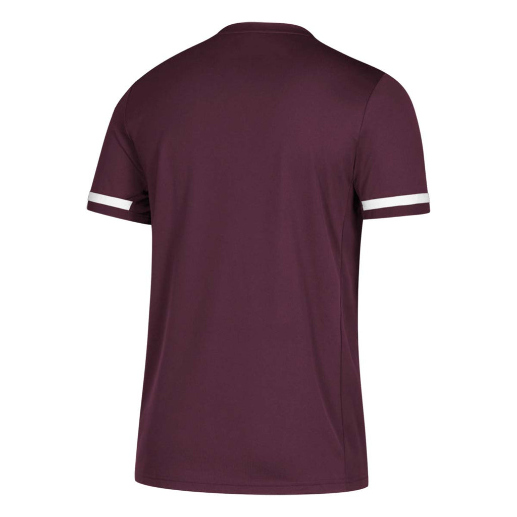 Download adidas Men's Maroon/White Team 19 Short Sleeve Jersey