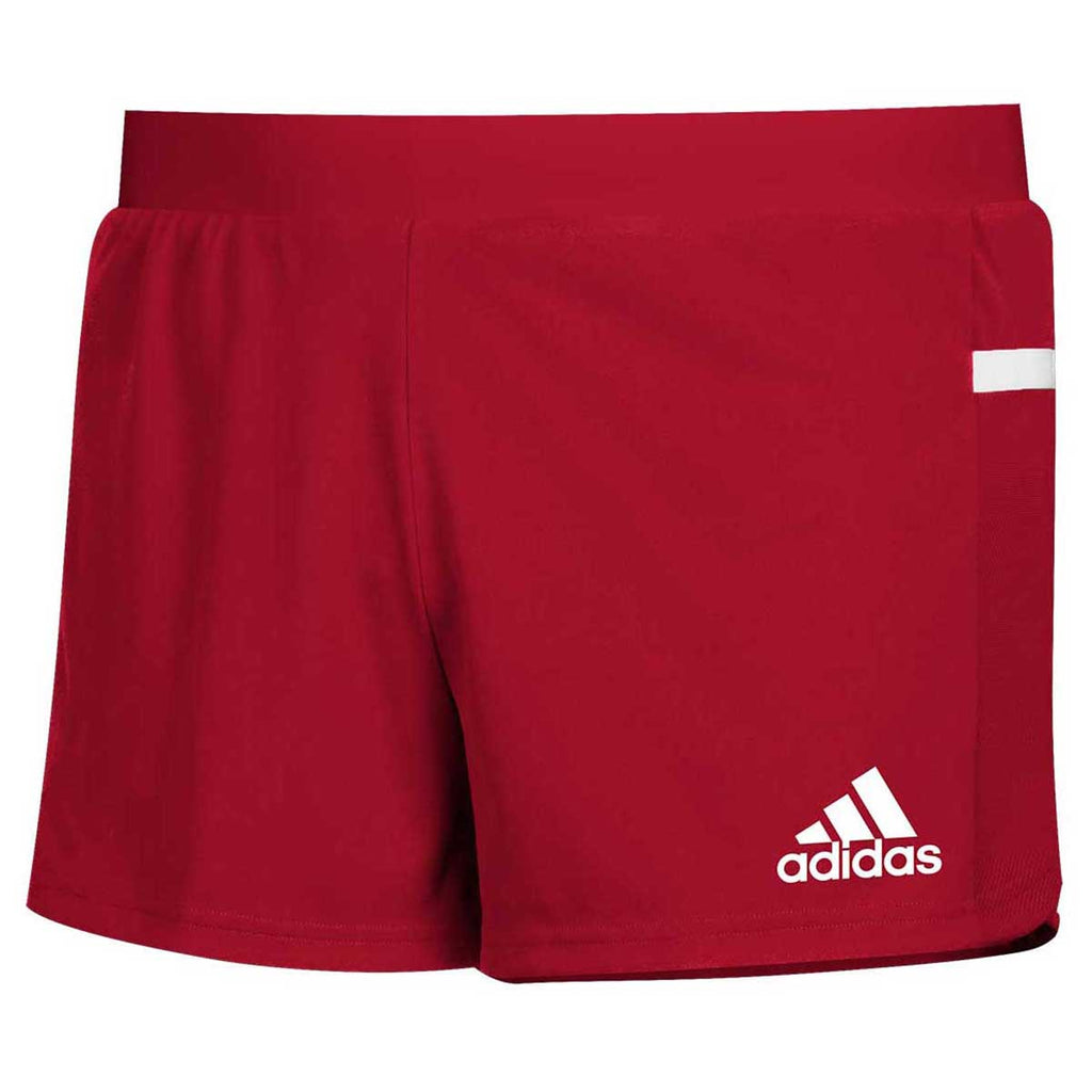 red adidas running shorts