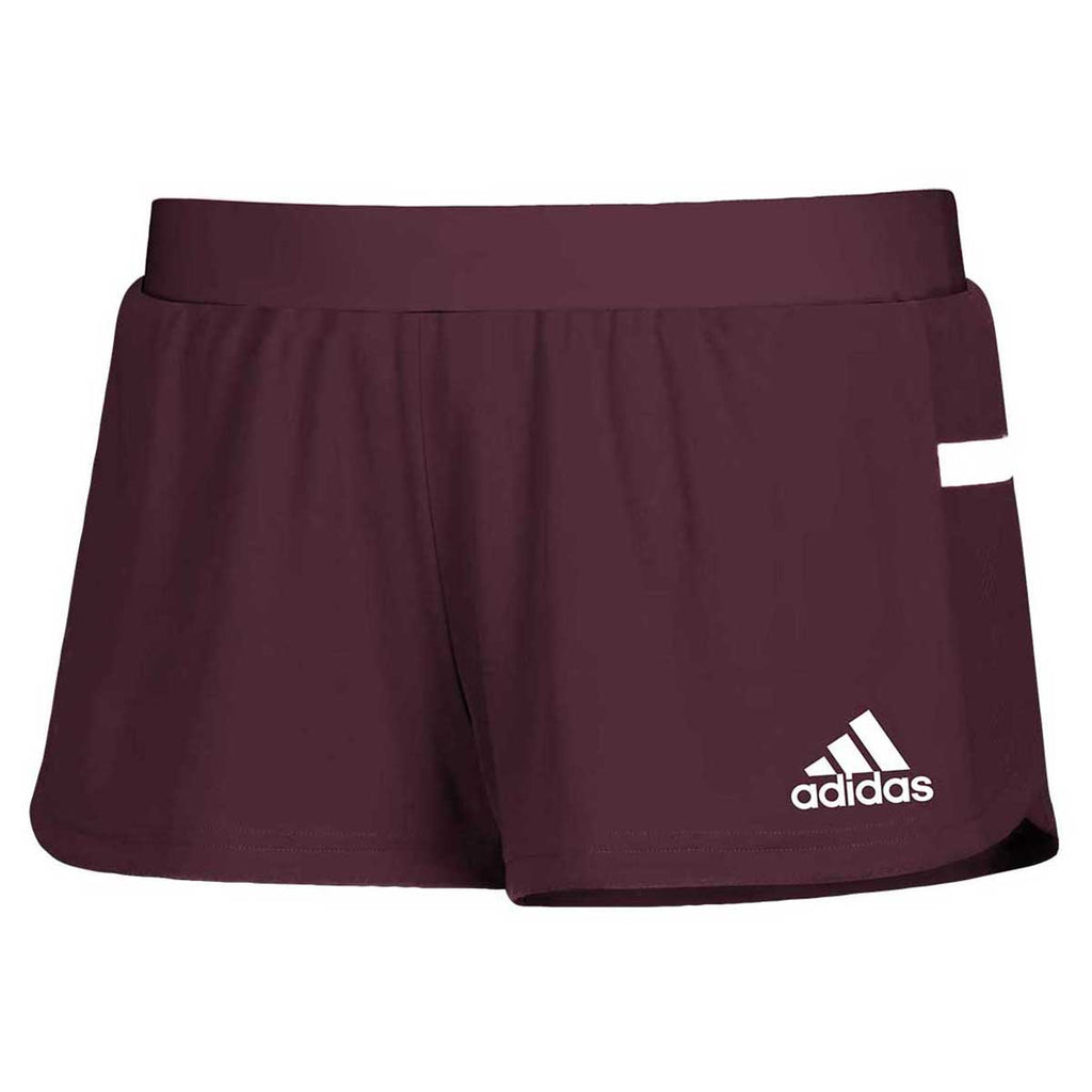 Maroon/White Team 19 Running Shorts