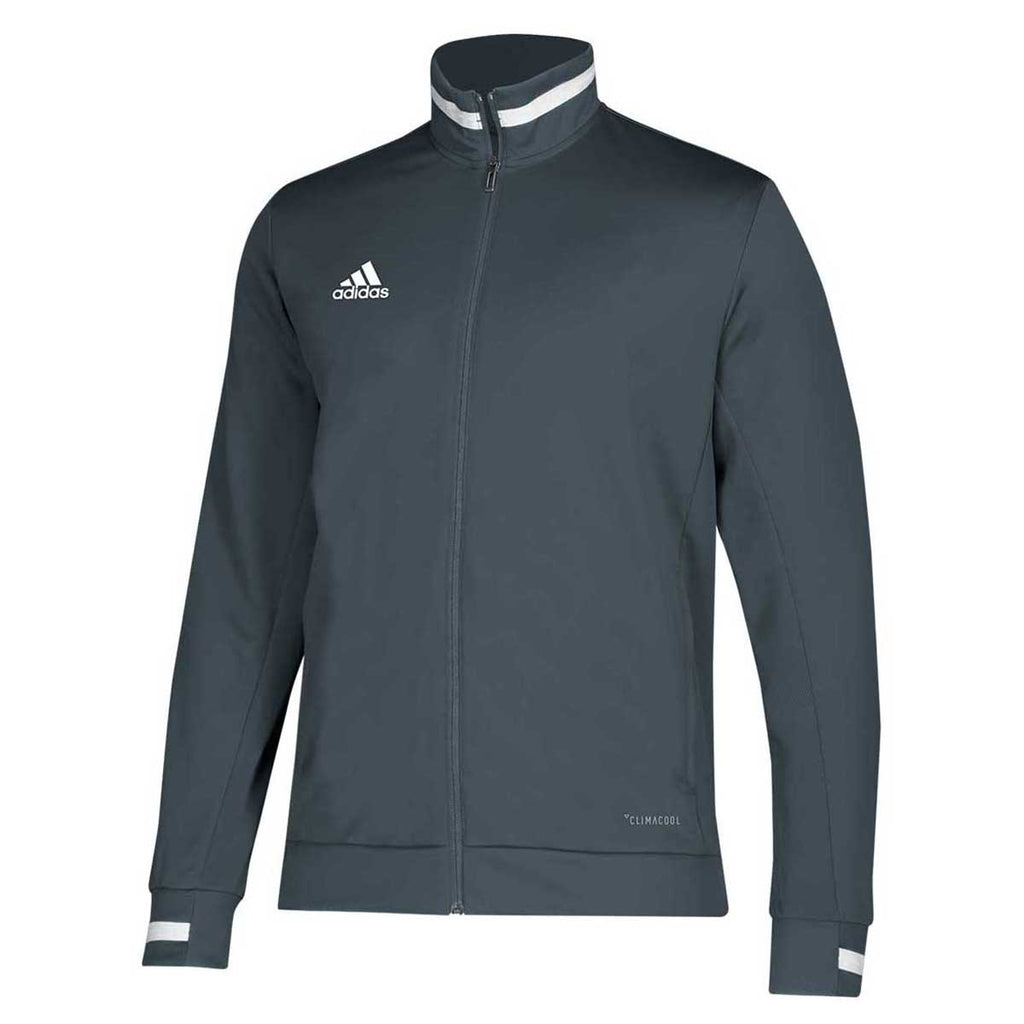 grey and white adidas jacket