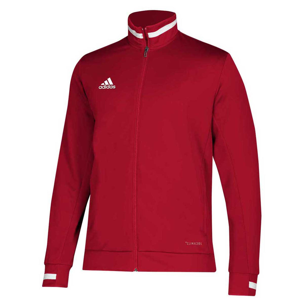 adidas men's polyester track jacket