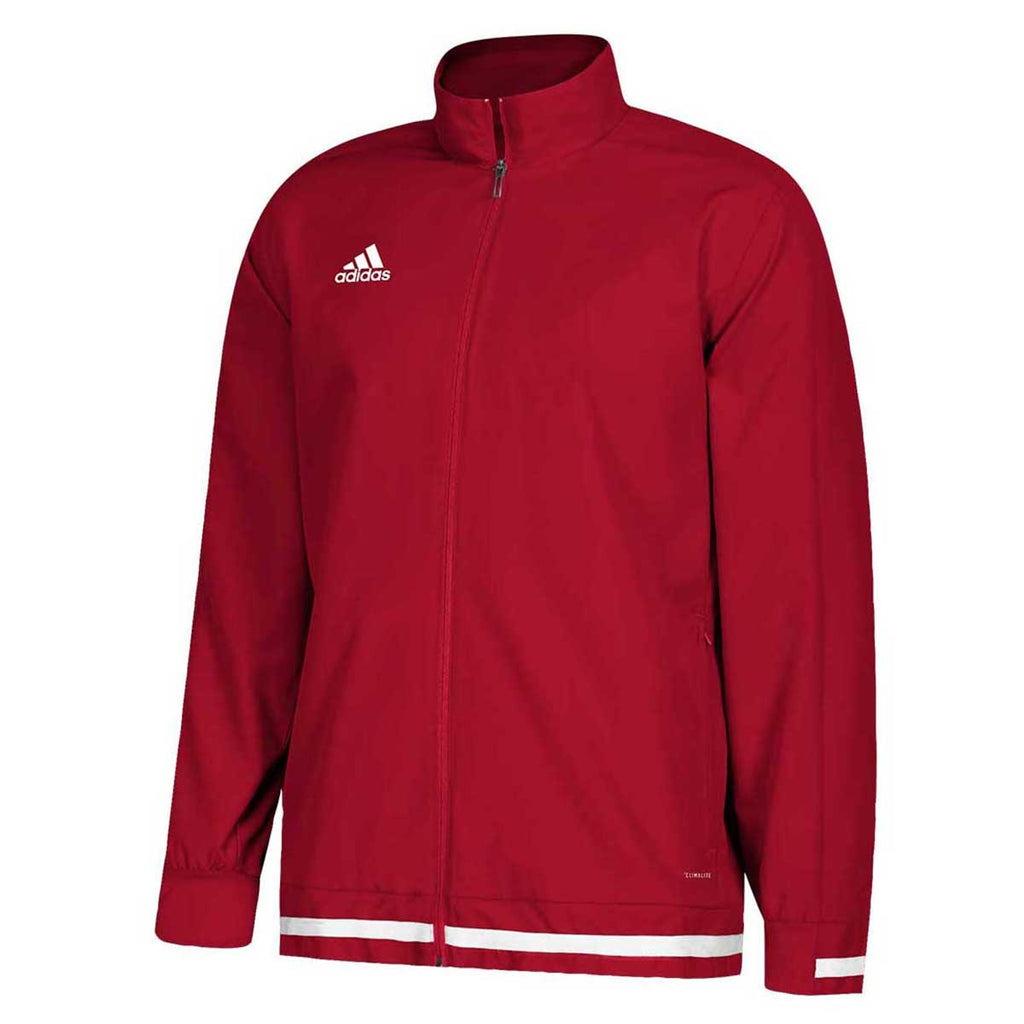 adidas mens red jacket