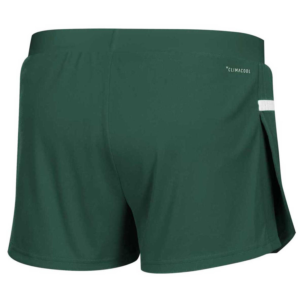 adidas green running shorts