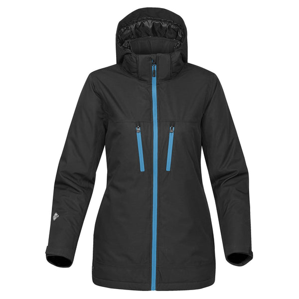 Stormtech Women's Black/Electric Blue Snowburst Thermal Shell