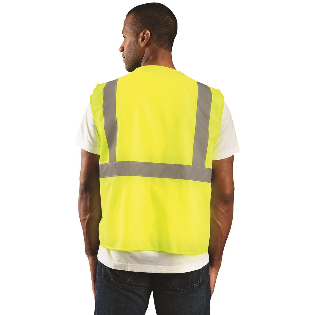 Download Occunomix Men S Yellow High Visibility Value Solid Standard Safety Ves