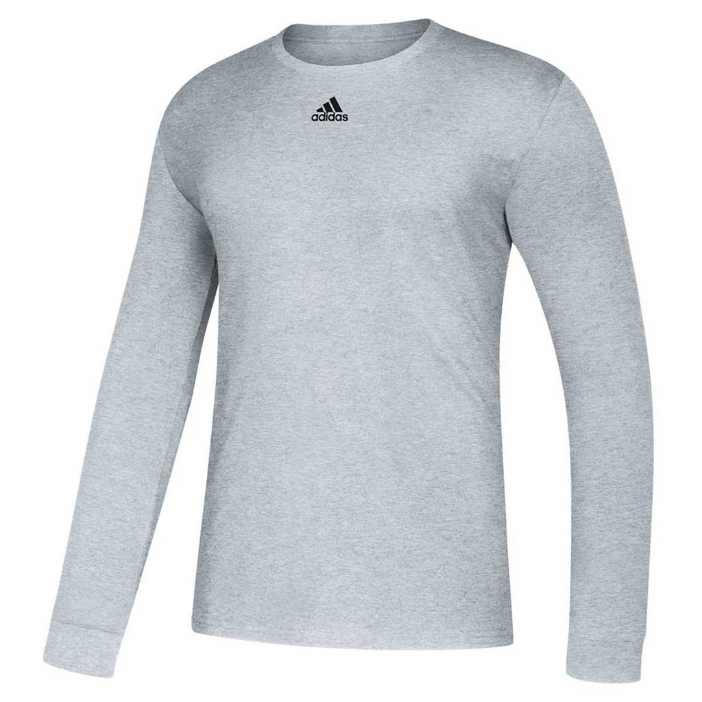 grey adidas long sleeve top