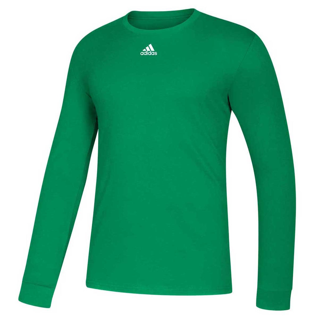 adidas long sleeve top green